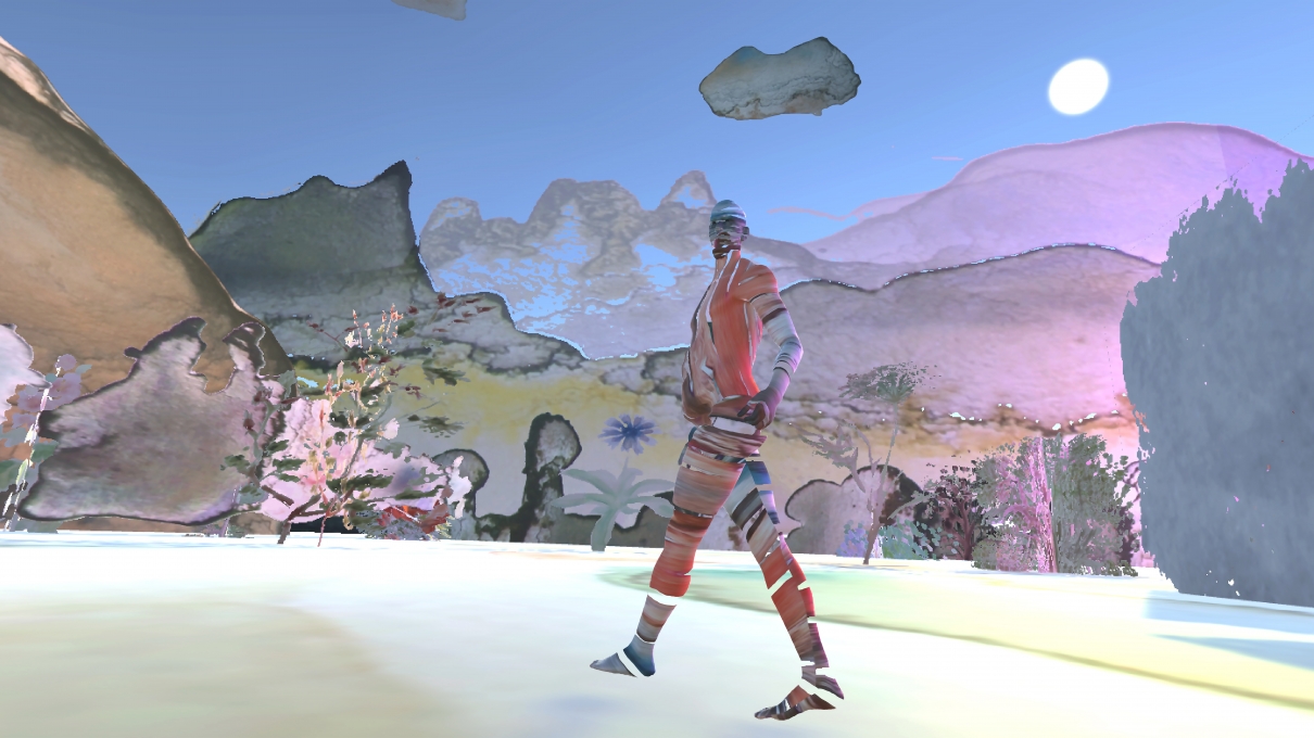 Still from Aporia VR artwork at VRHAM festival